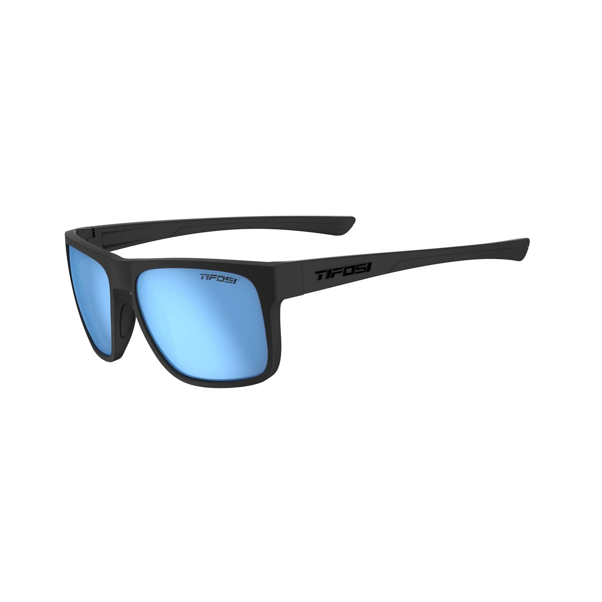 Tifosi Swick gepolariseerde bril met enkele lens, satijnzwart/neon/gepolariseerde rook : Tifosi