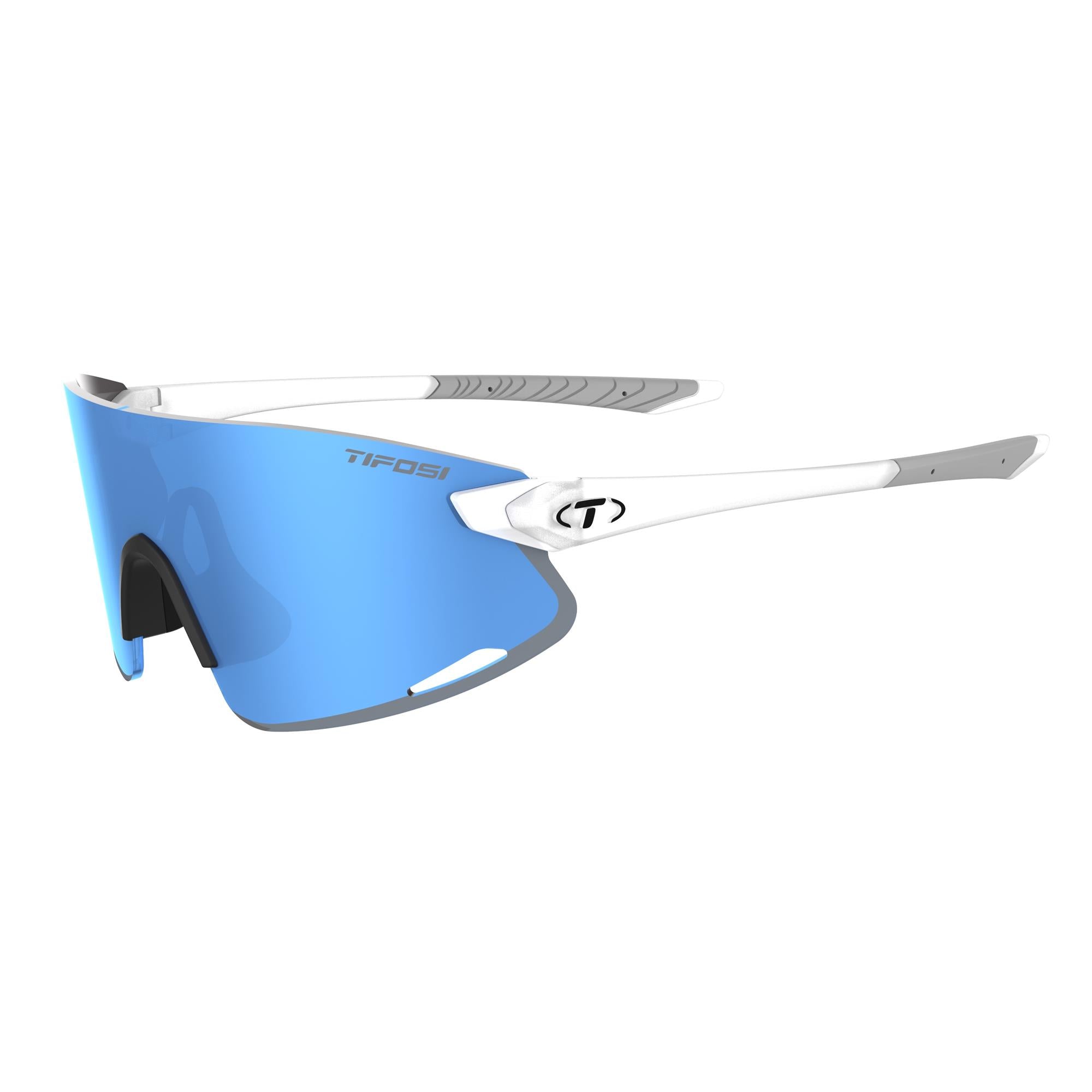 Lunettes De Soleil Tifosi Vogel SL - Monture Noire Brillante / Verres Miroir Verts - NEUF